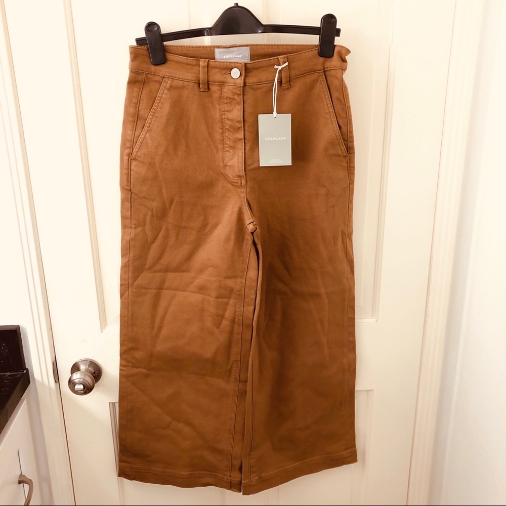 Everlane Wide Leg Crop Pants